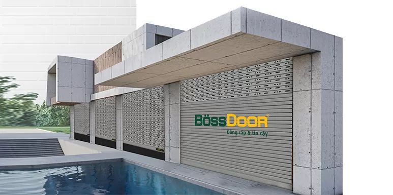 Cửa cuốn khe thoáng Đức