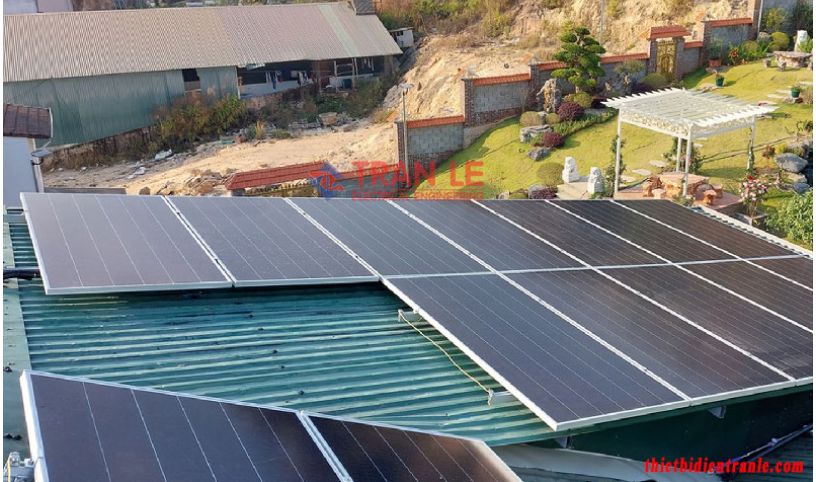 Hệ Thống Điện Mặt Trời Hòa Lưới Bám Tải 28kWp