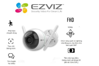 CAMERA NGOÀI TRỜI WIFII THÔNG MINH EZVIZ C3N 