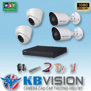 TRỌN BỘ 4 CAMERA KBVISION GIÁ RẺ