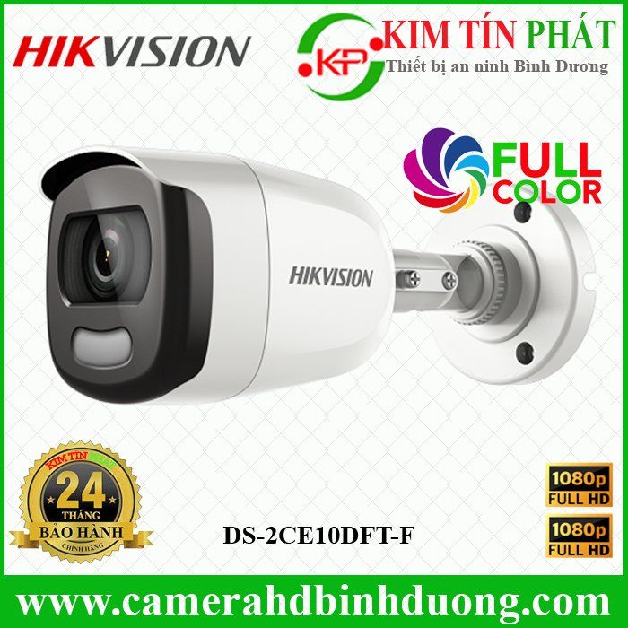 Camera HDTVI Color 2MP HIKVISION DS2CE10DFTF