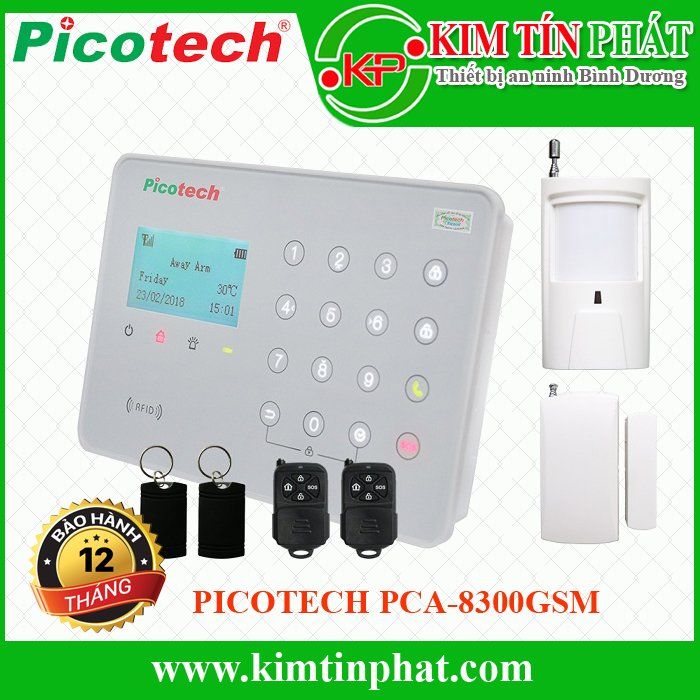 Báo trộm thông minh 32 vùng PICOTECH PCA8300GSM