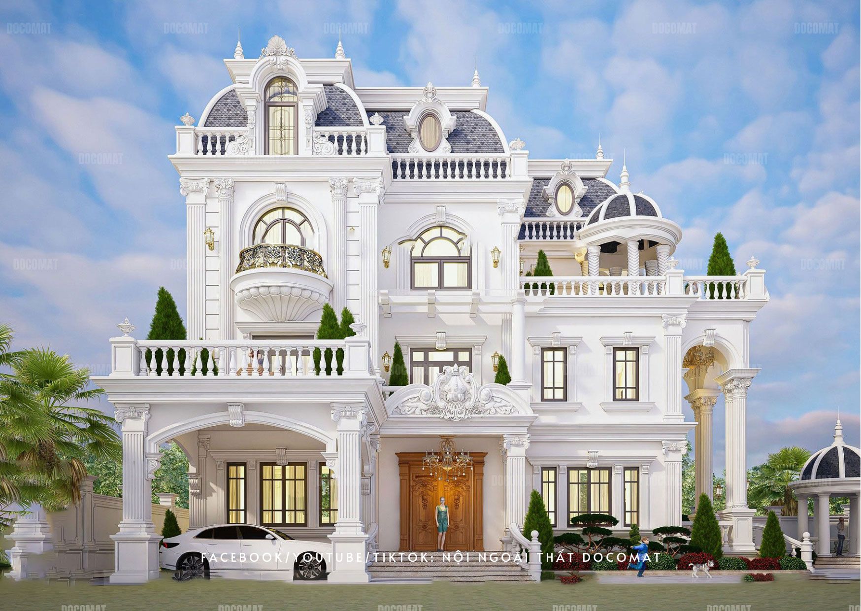 Thiết kế kiến trúc biệt thự