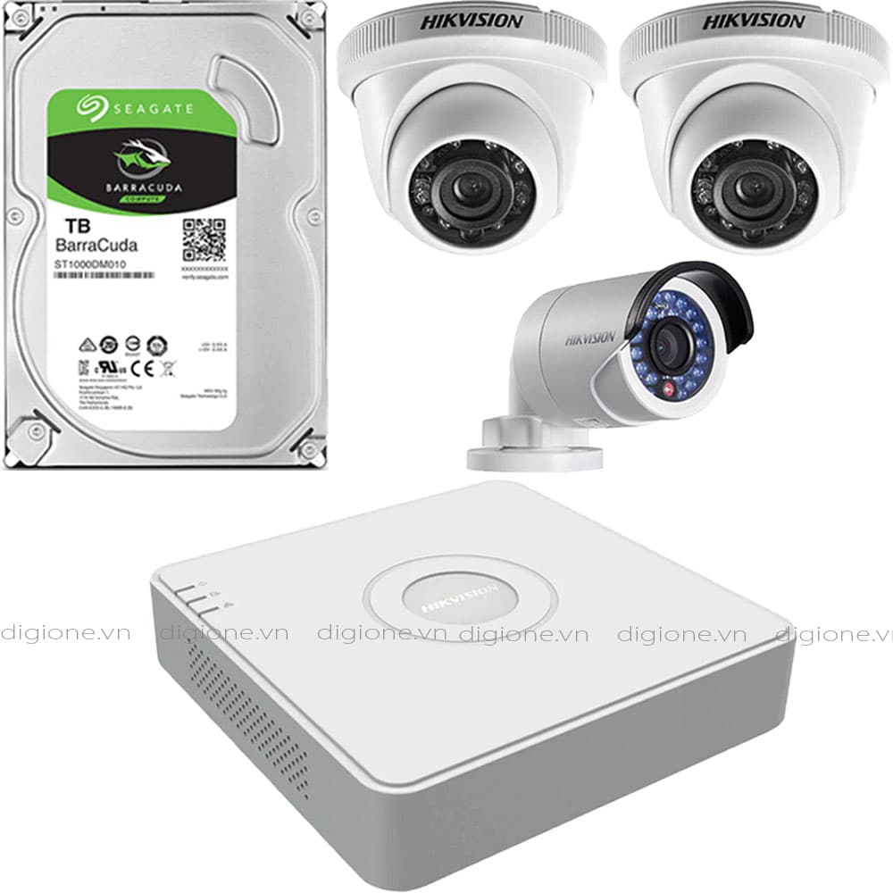 Bộ 3 Mắt Camera HIKVISION 20mp