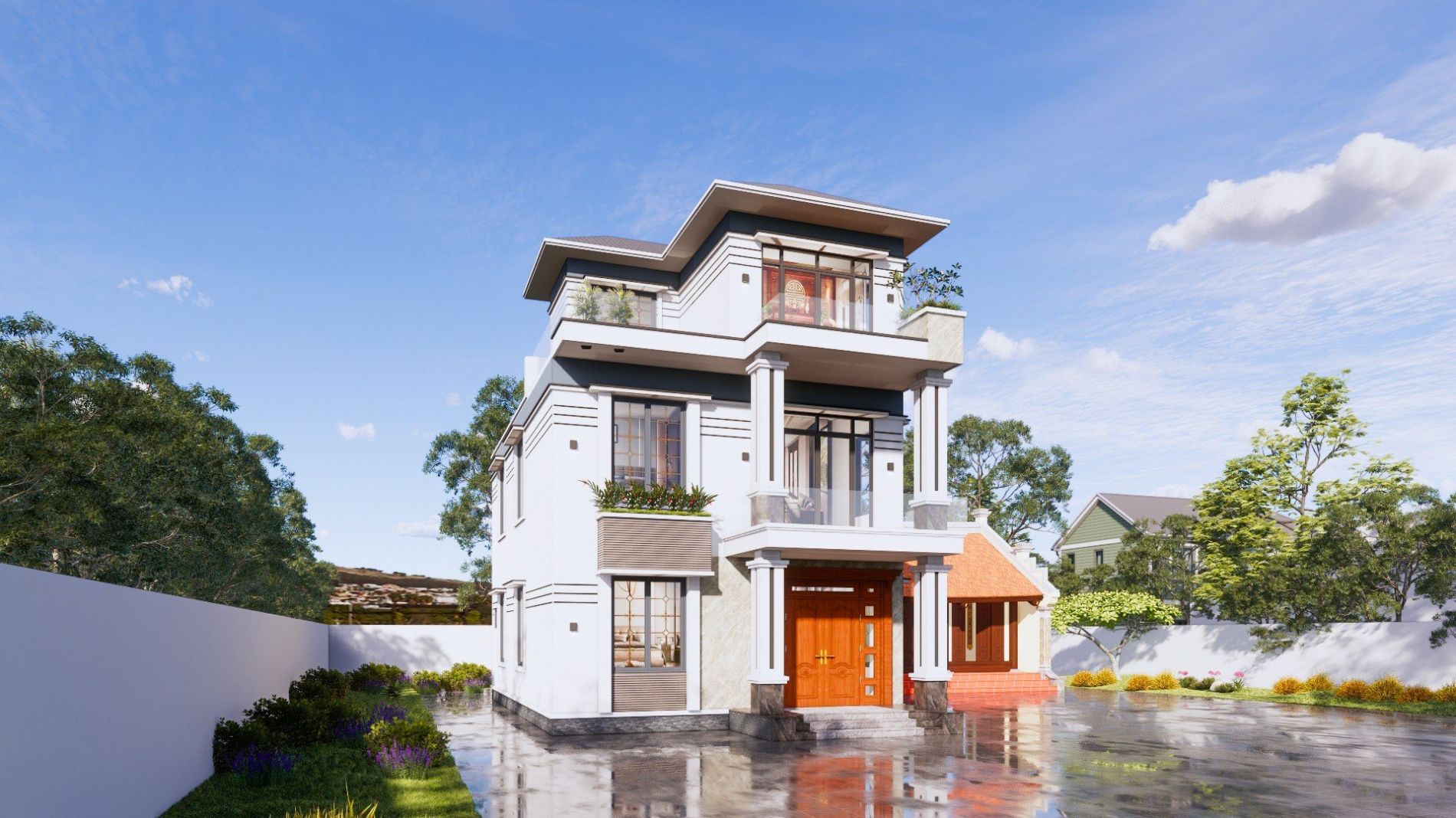 Thiết kế kiến trúc nhà phố