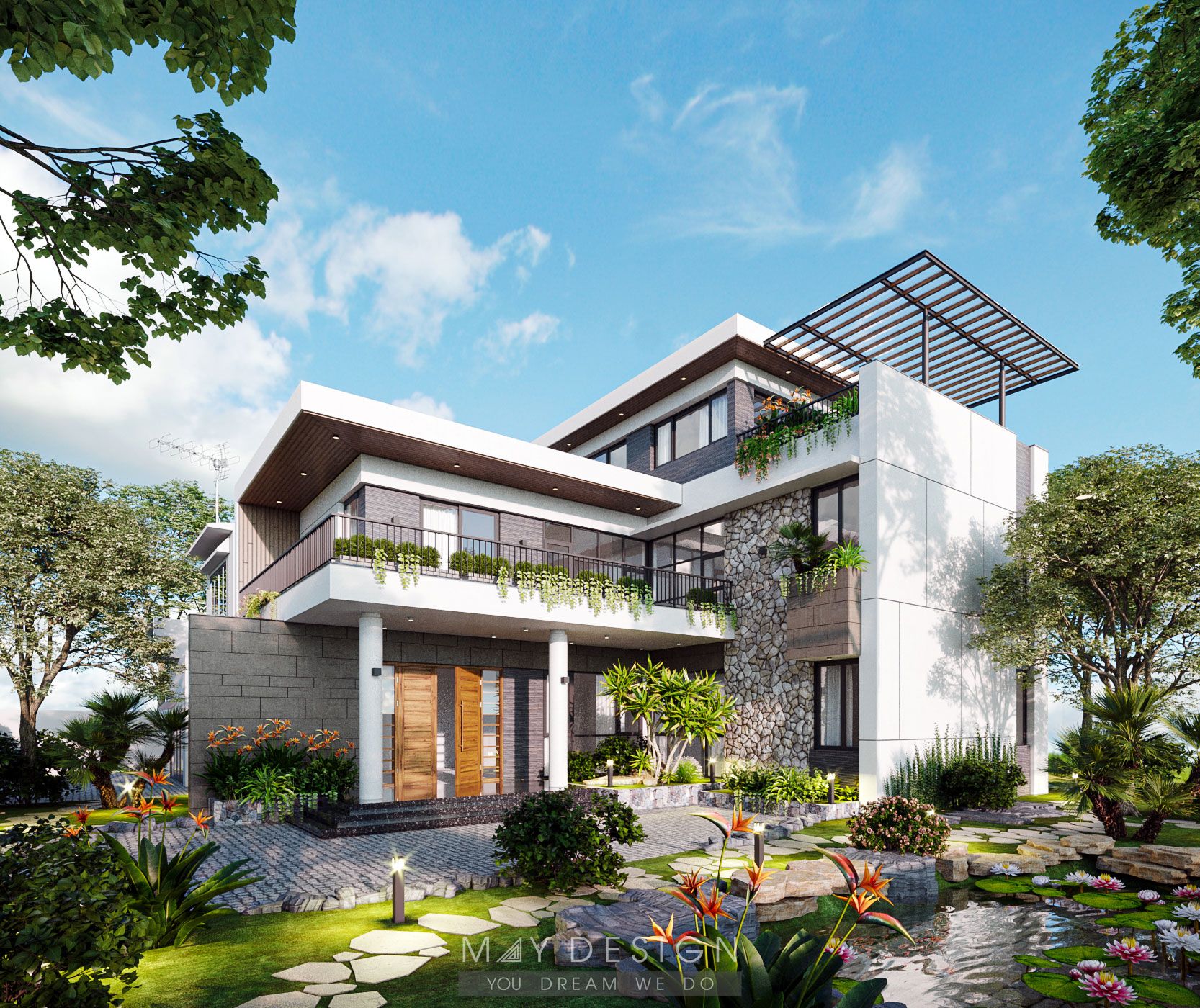 Thiết kế kiến trúc biệt thự