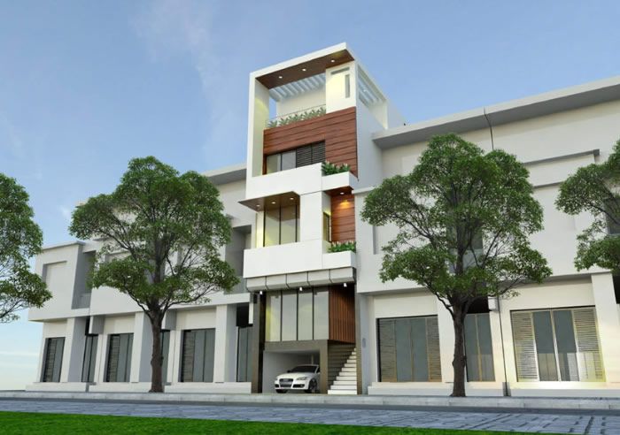 Thiết kế kiến trúc nhà phố