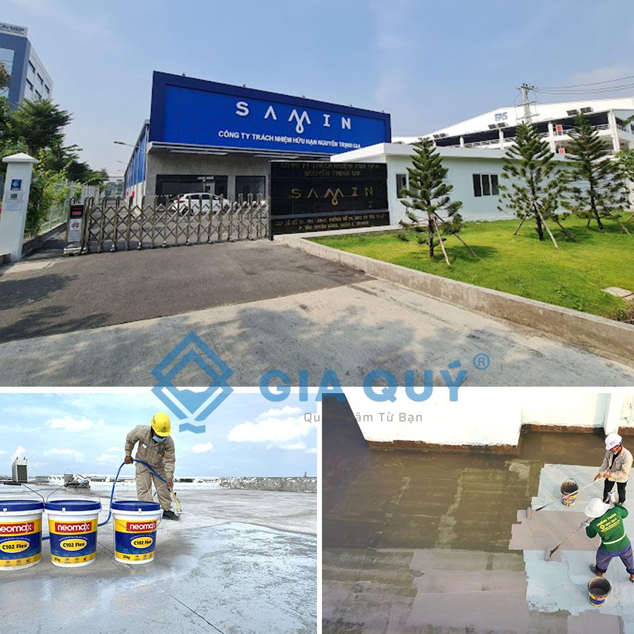 DỰ ÁN CHỐNG THẤM NHÀ MÁY LỌC NƯỚC SAMIN
