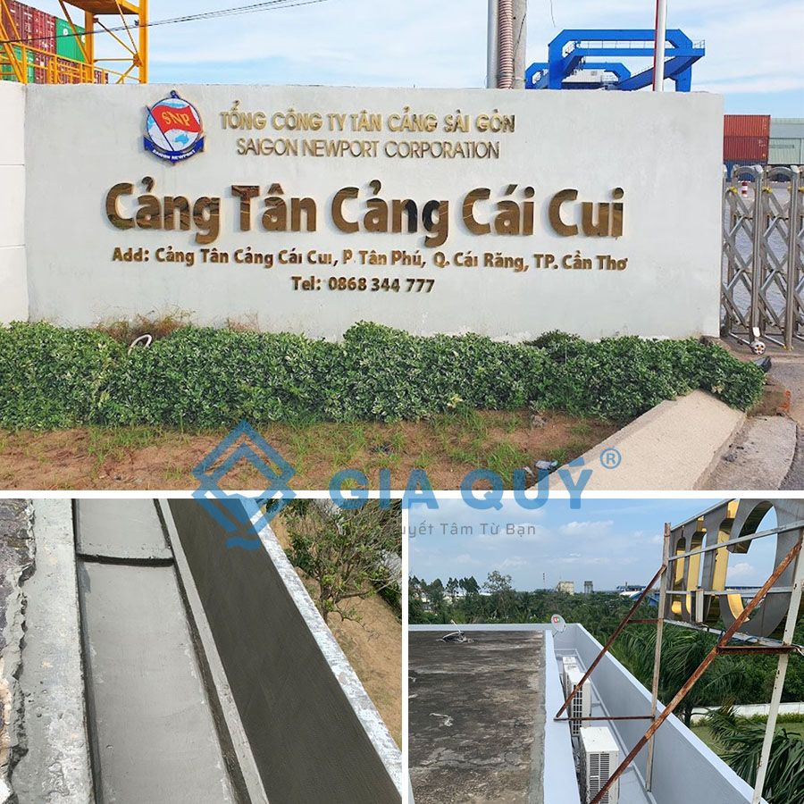 MÁI NHÀ VĂN PHÒNG TẦNG 3 CẢNG TÂN CẢNG CÁI CUI