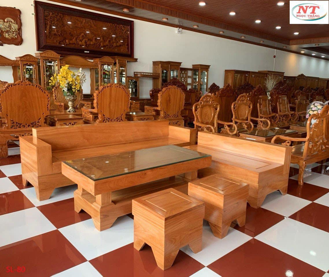 Bộ bàn ghế gỗ phòng khách