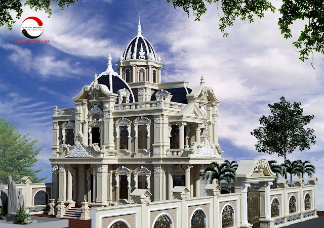 Thiết kế lâu đài biệt thự