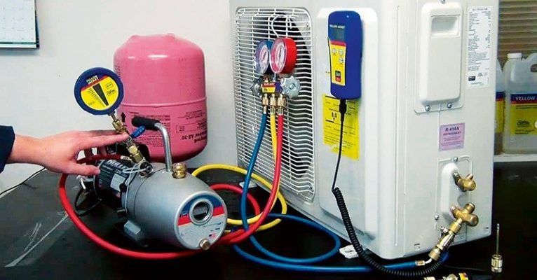 Bơm gas cho điều hòa
