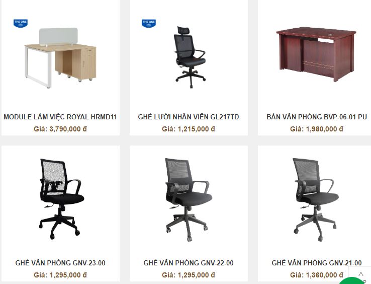 cung cấp nội thất văn phòng
