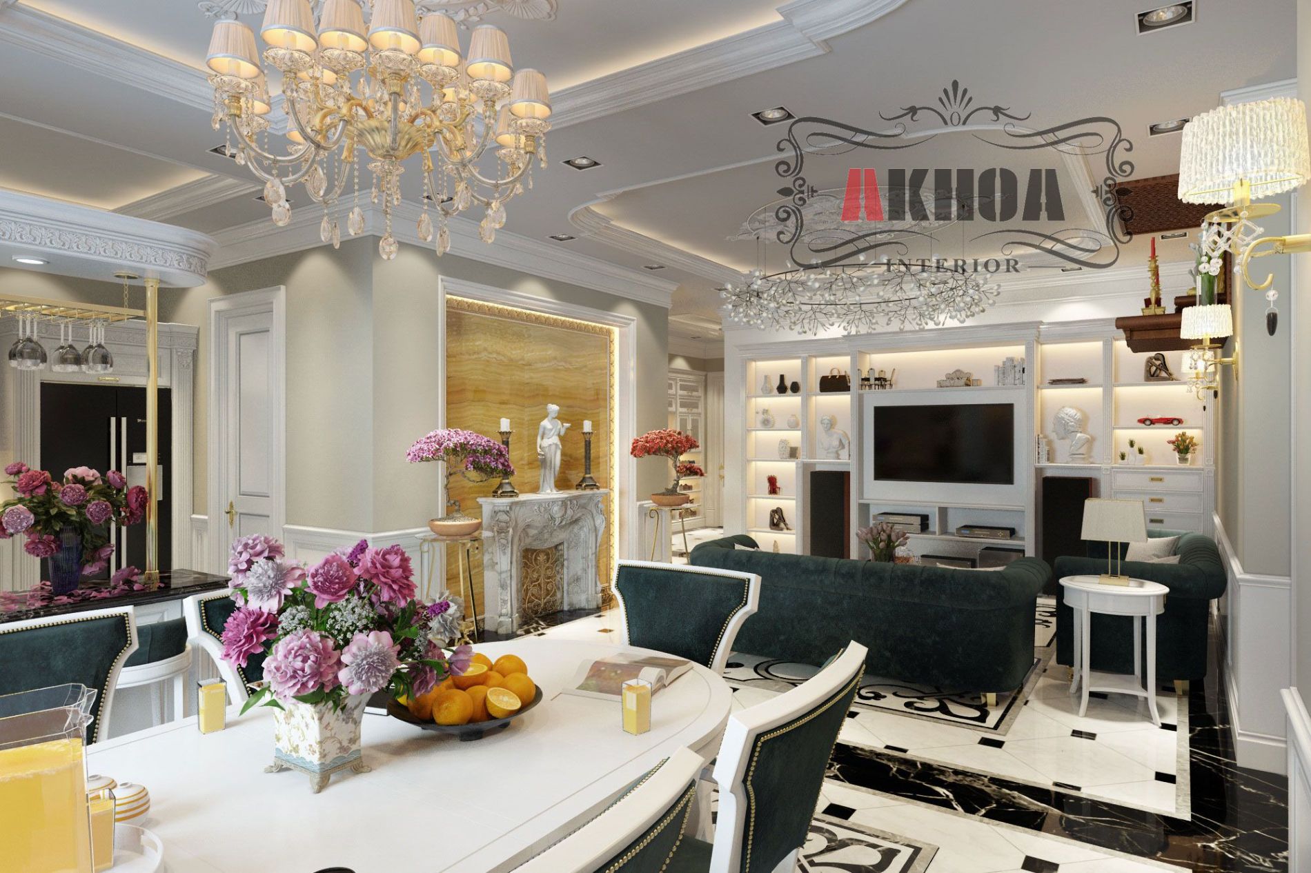 Thiết kế thi công nội thất chung cư