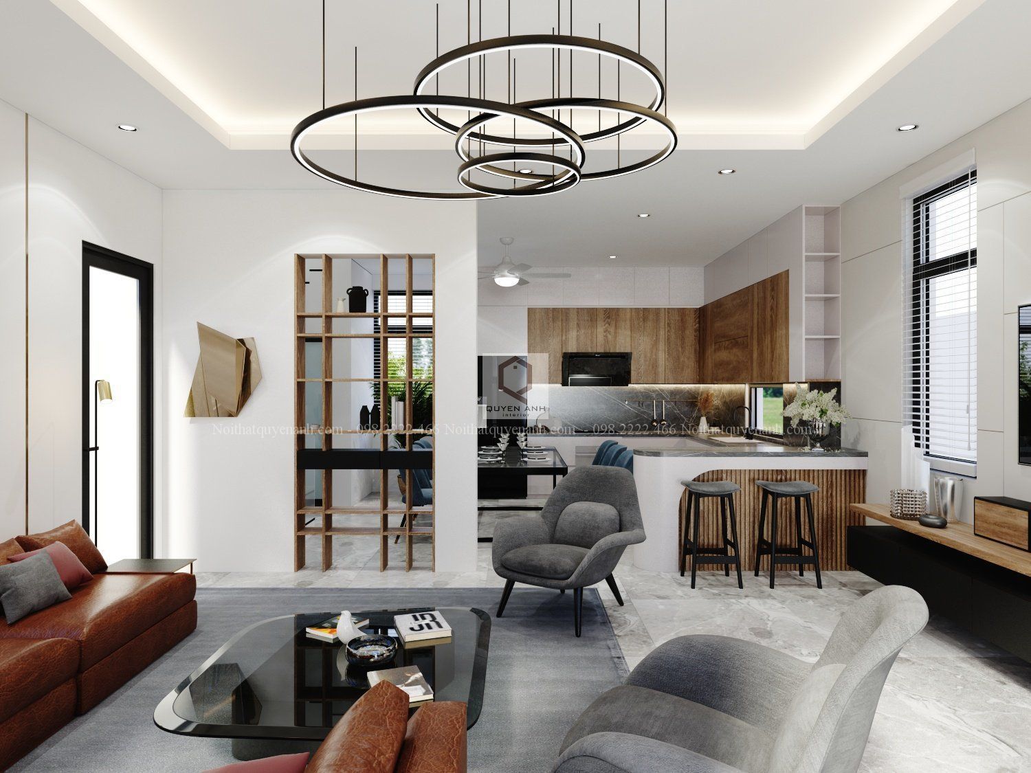 thiết kế nội thất nhà phố