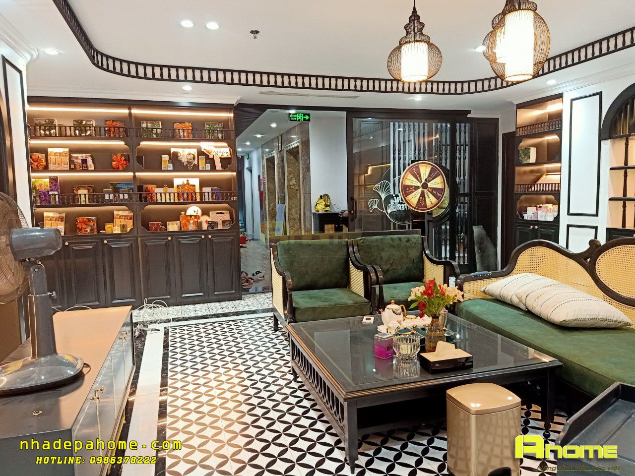 Thi công nội thất Spa theo phong cách Indochina sang trọng