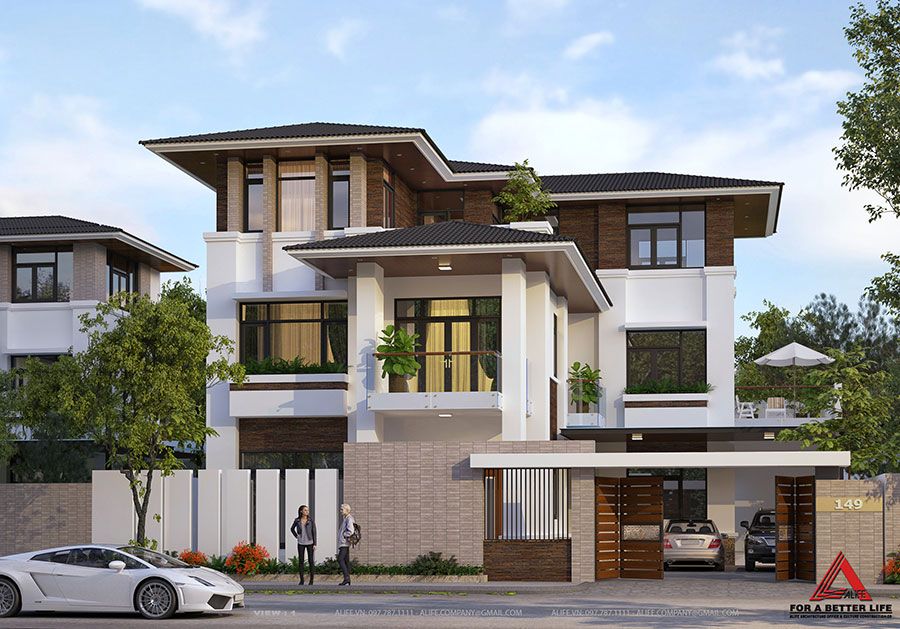 Thiết kế kiến trúc biệt thự