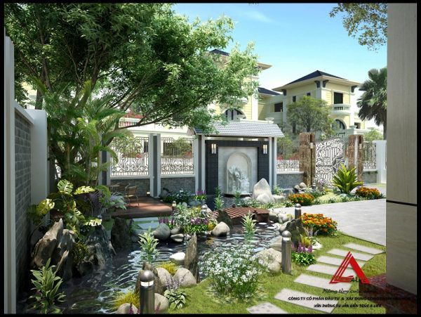 Thiết kế sân vườn cảnh quan