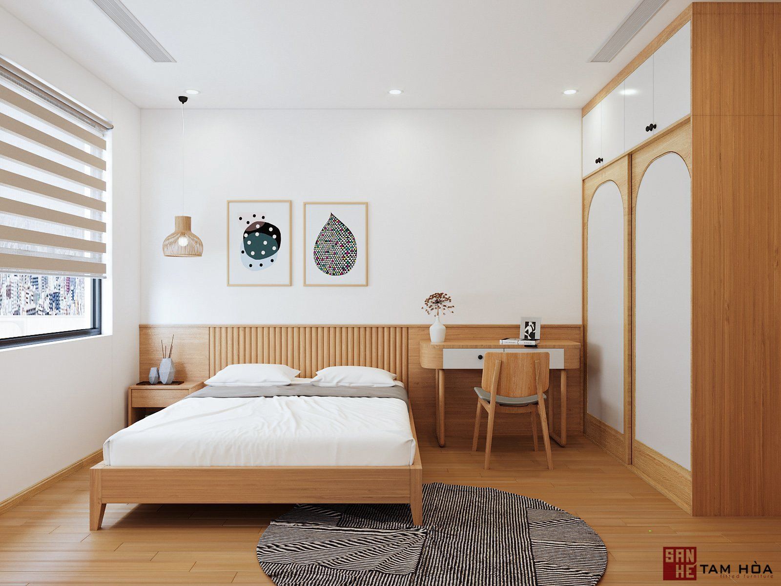 Thiết kế thi công nội thất phong ngủ