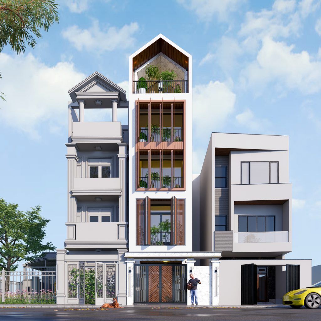 Thiết kế kiến trúc nhà phố