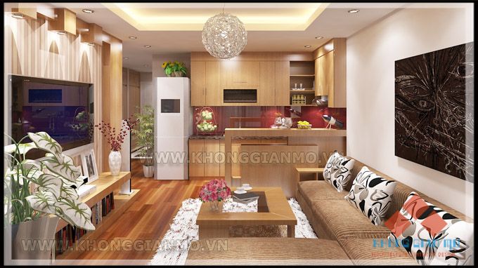 Thiết kế nội thất chung cư TSQ Euroland
