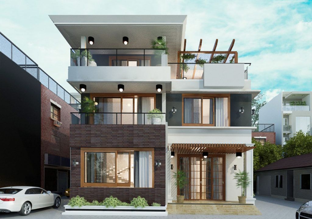 Thiết kế nhà phố hiện đại