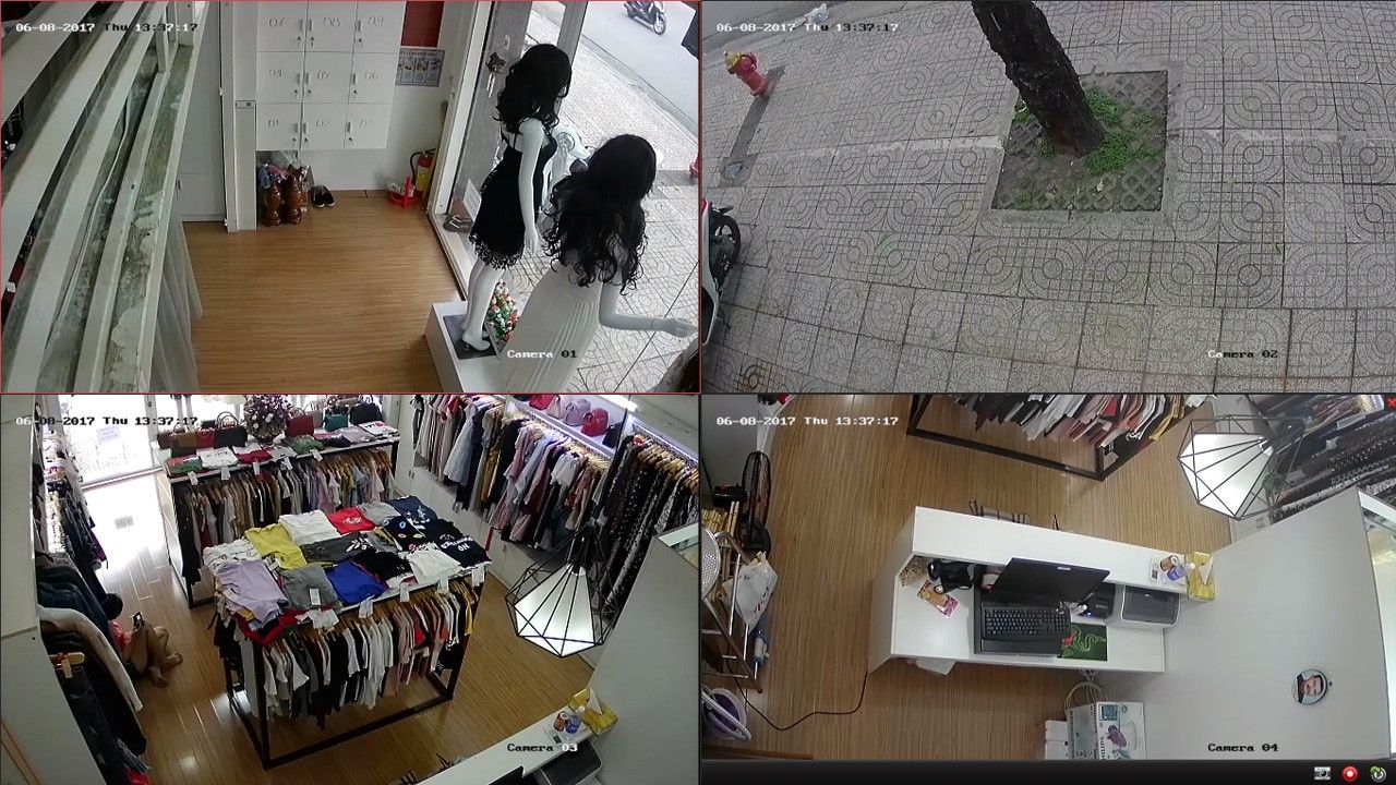 Camera giám sát cửa hàng 