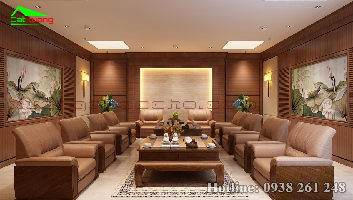 thi công nội thất phòng giám đốc