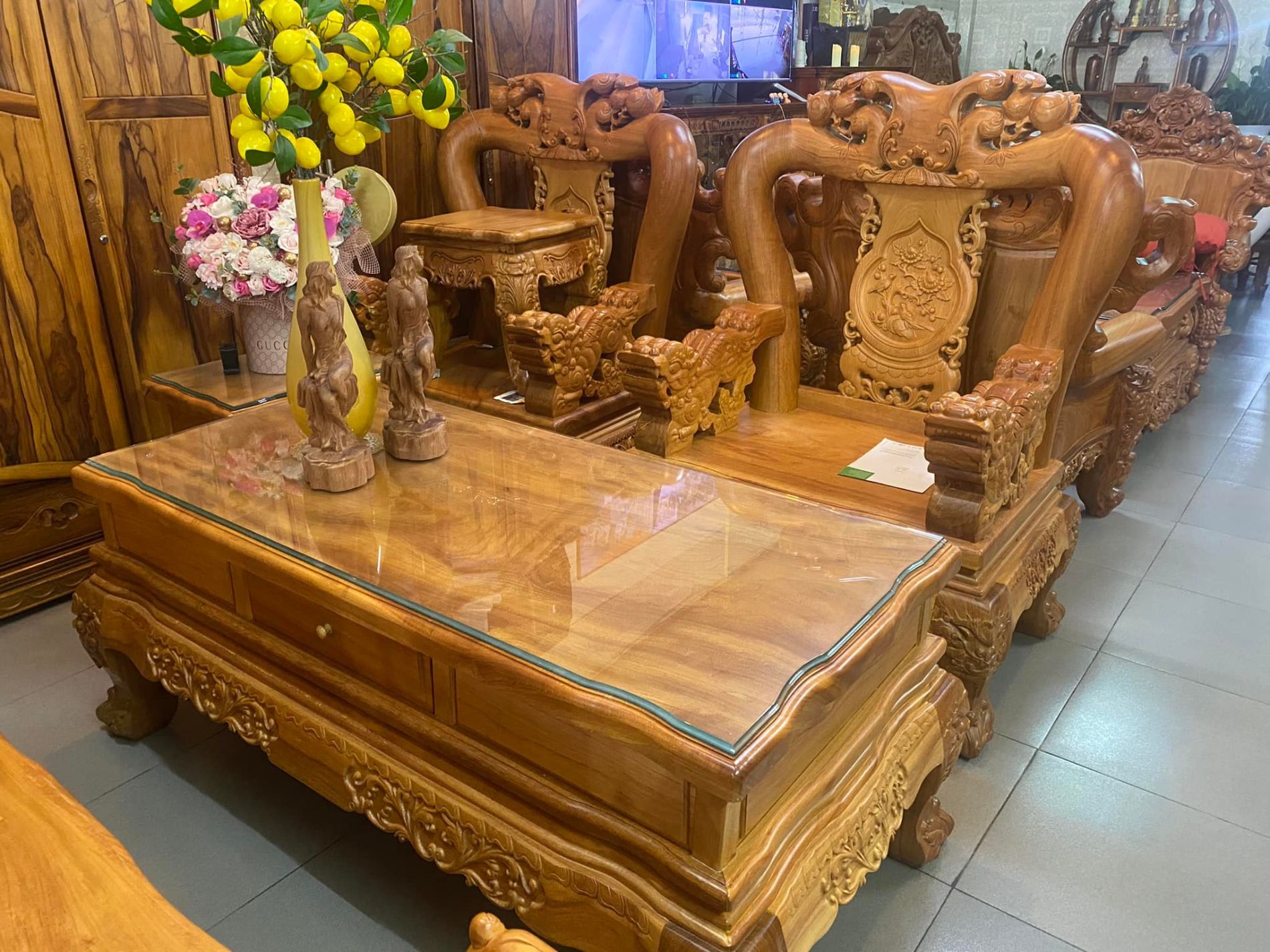 Bộ bàn ghế  gỗ