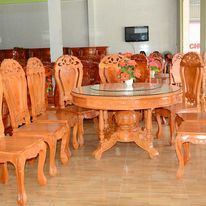 Bộ bàn ghế gỗ 