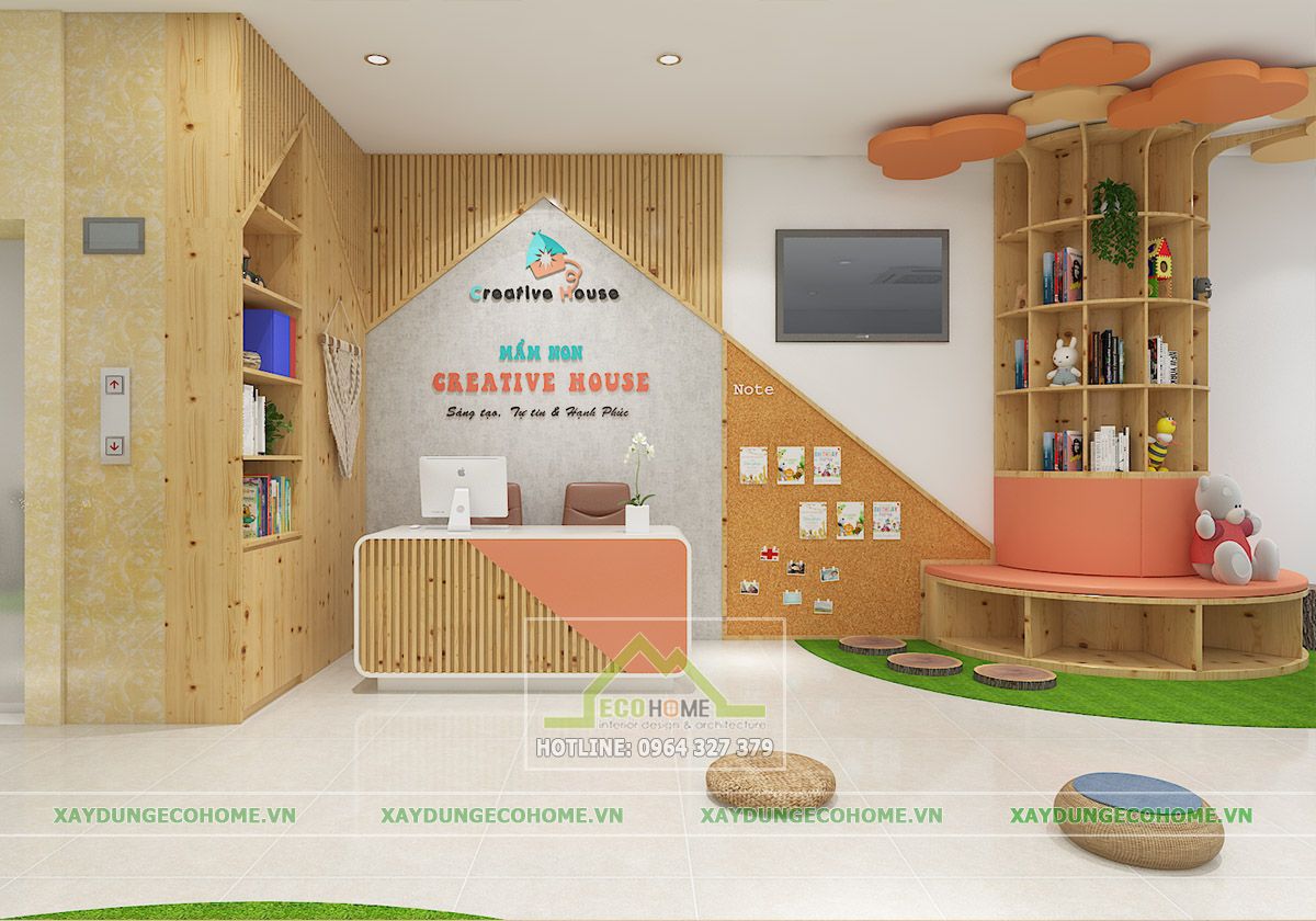 thiết kế trường mầm non