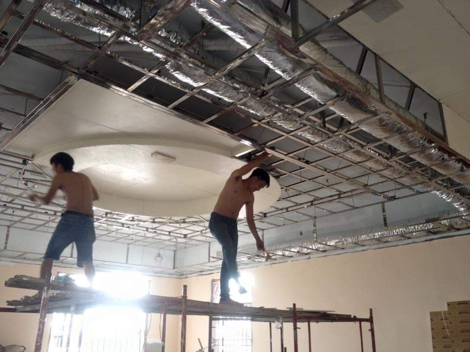 Thi công lắp đặt trần thạch cao
