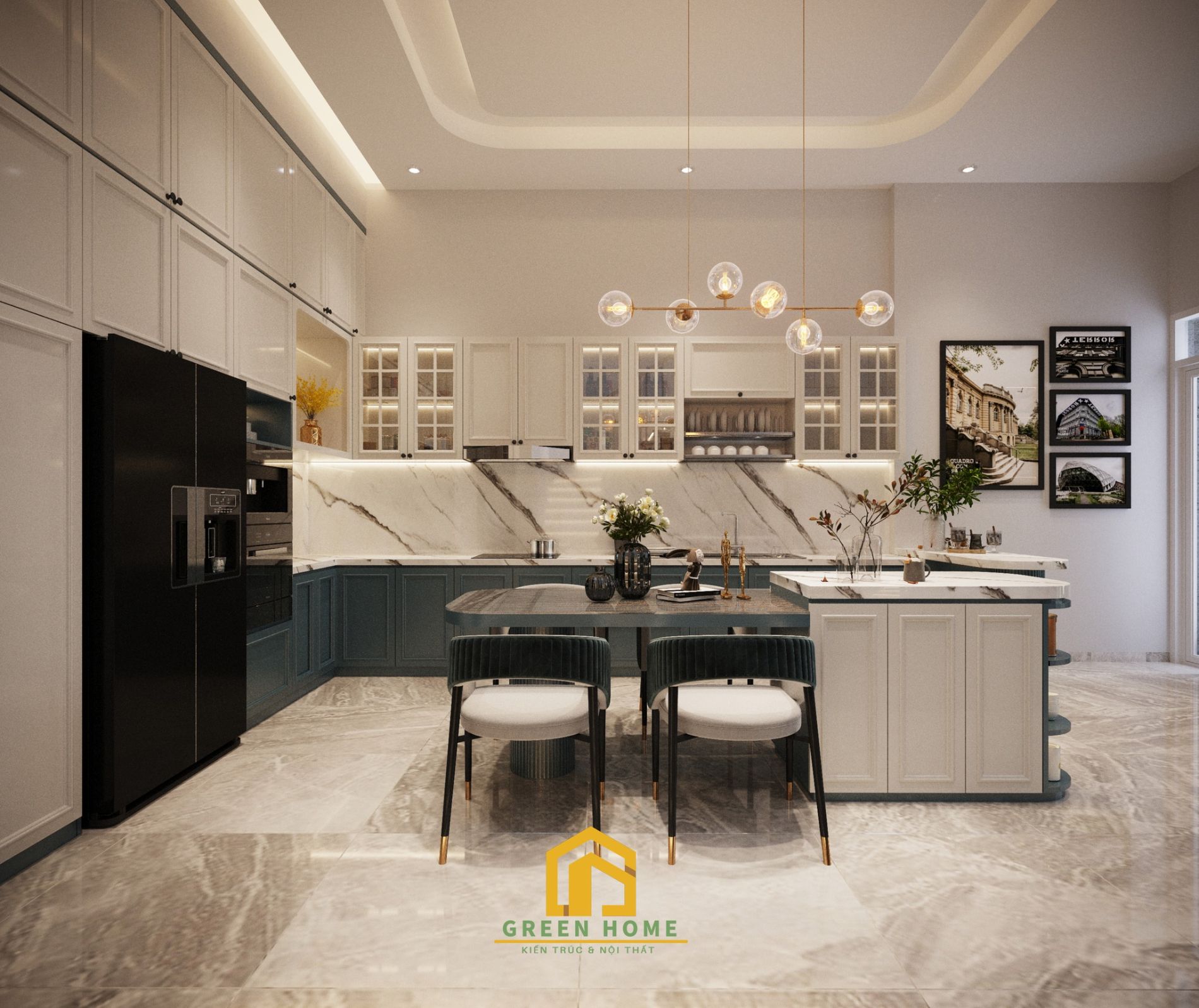 Thiết kế khu vực ăn 