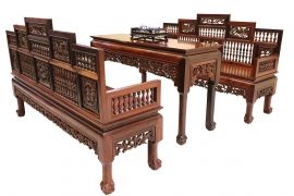 Bộ bàn ghế gỗ phòng khách 