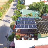 Thi công hoàn thiện hệ thống điện mặt trời 