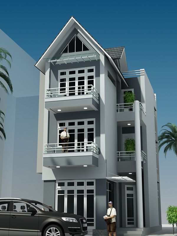 Xây dựng Nhà phố 3 tầng đẹp