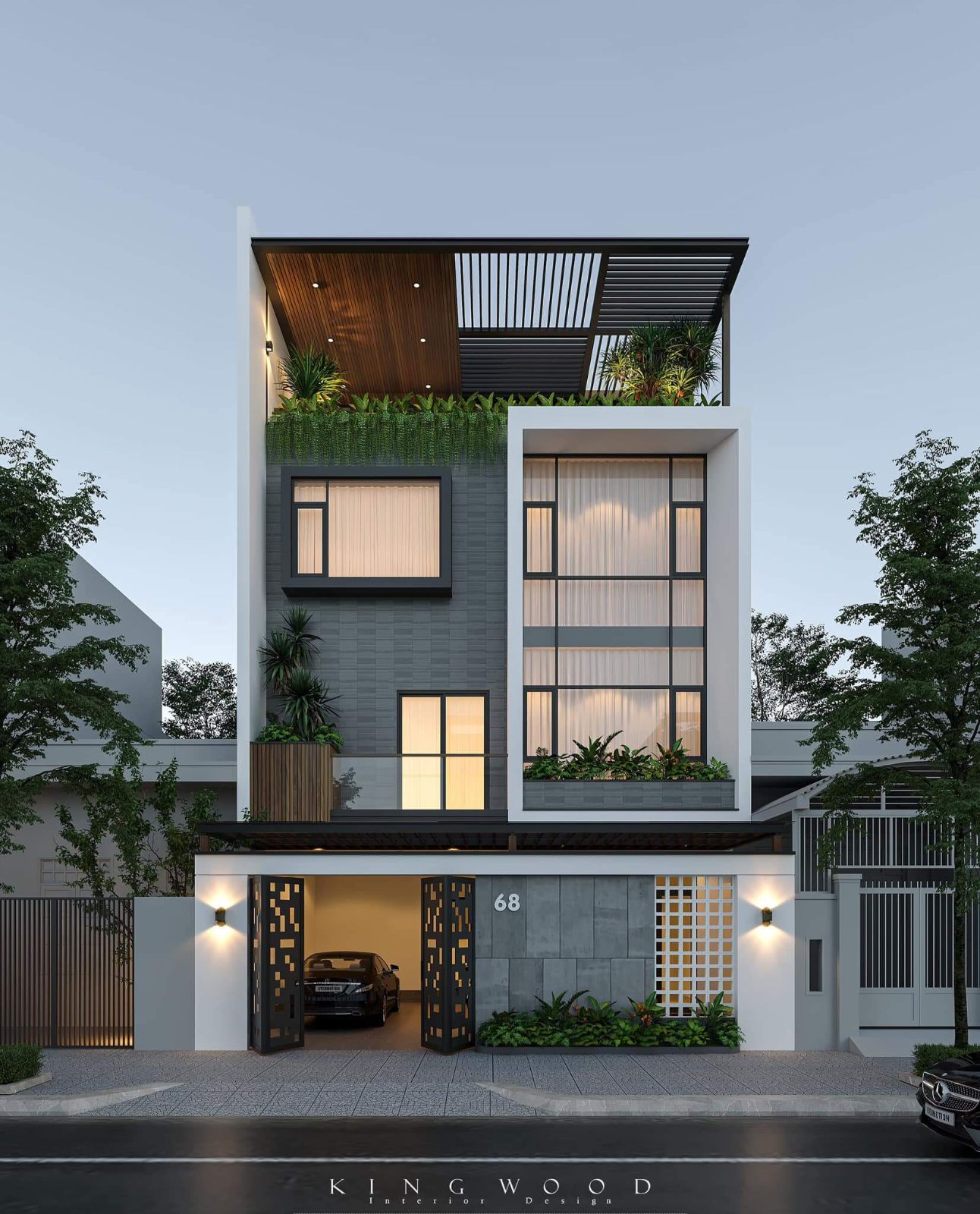 Thiết kế kiến trúc nhà phố