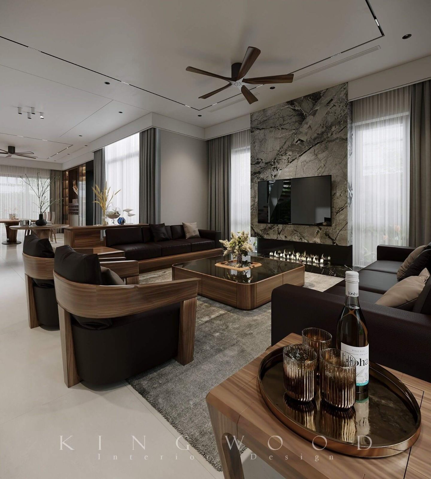 Thiết kế thi công nội thất nhà phố