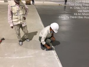 Thi công sơn sàn 