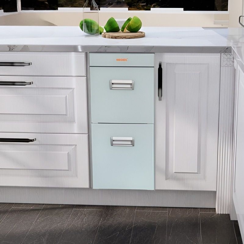 Thùng gạo 2 ngăn âm tủ bếp tiện lợi Garis MR07