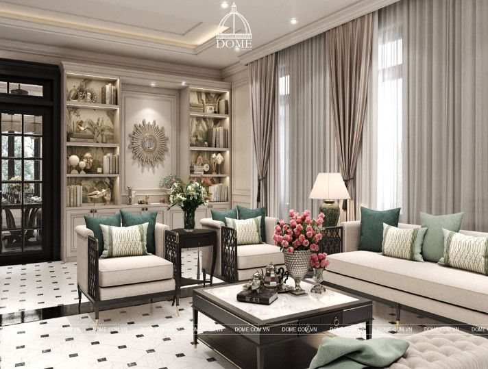 Thiết kế nội thất biệt thự