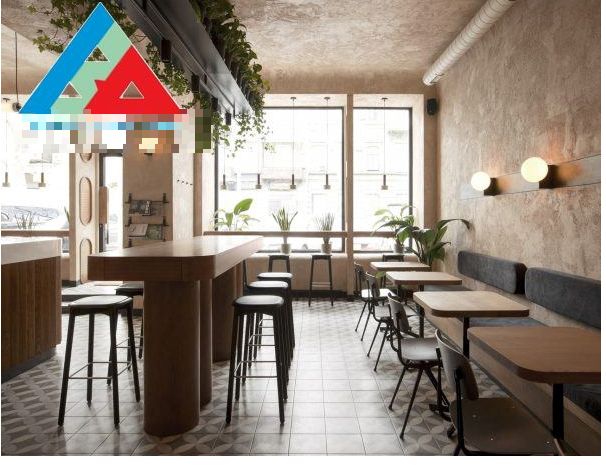 THIẾT KẾ QUÁN CAFE 80M2 PHONG CÁCH HIỆN ĐẠI