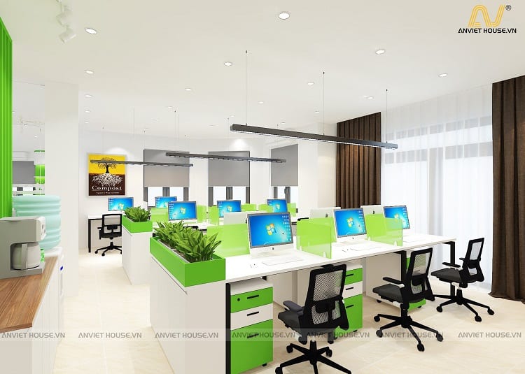 Thiết kế thi công nội thất văn phòng