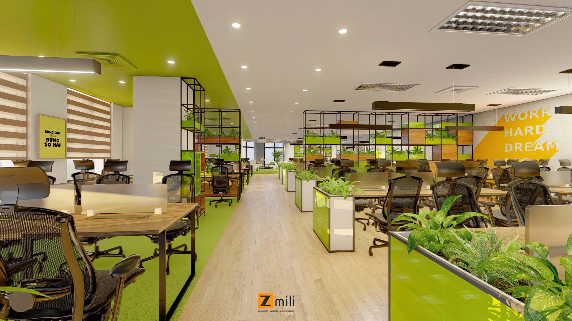 Thiết kế nội thất văn phòng