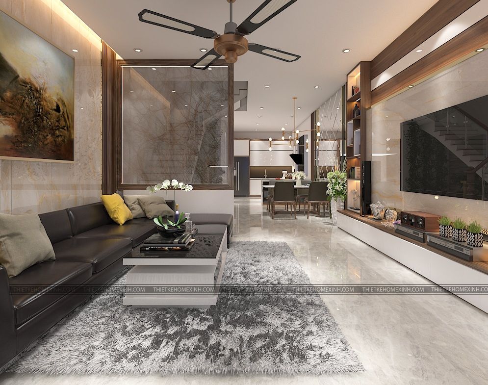 Thiết kế thi công nội thất nhà phố