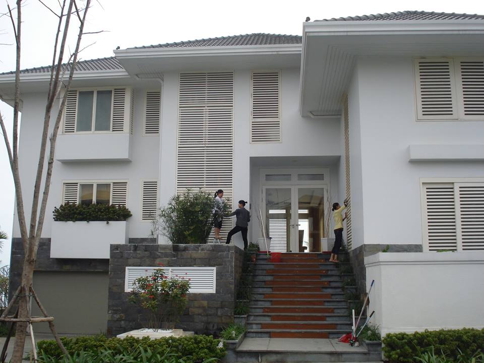 Vệ sinh công trình sau xây dựng