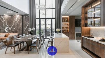 thiết kế thi công nội thất hoàn thiện biệt thự. 