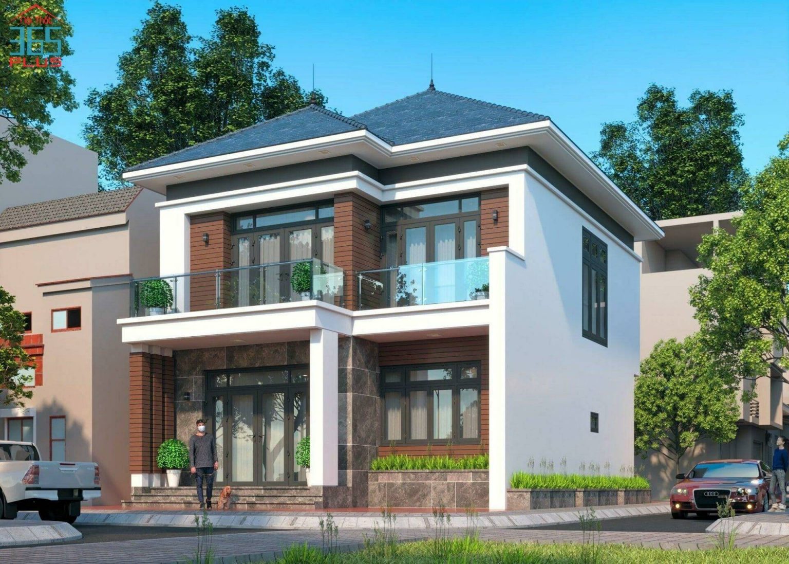 Thiết kế kiến trúc biệt thự