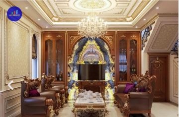 thiết kế thi công nội thất biệt thự Tân cổ điển 