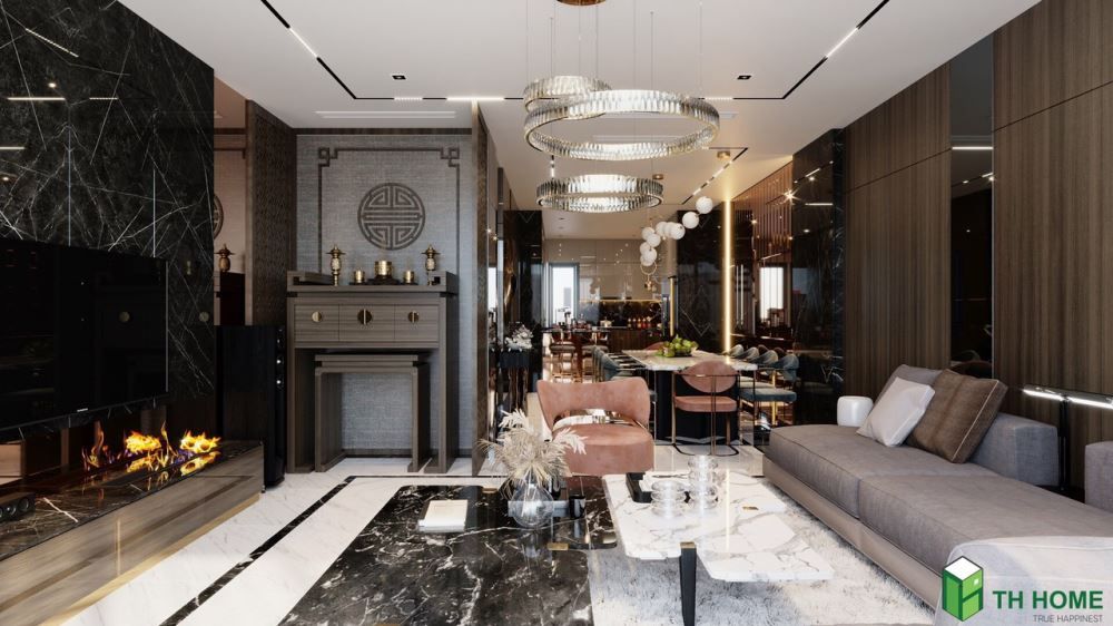 Thiết kế thi công nội thất nhà phố
